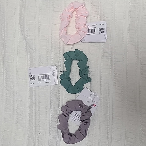 3 for $20.00 Lululemon Scrunchies - Picture 2 of 2